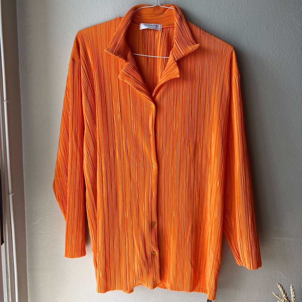 Storets oversized plisse shirt